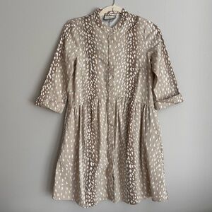 Tuckernuck Antelope Royal Shirt Dress Size XS